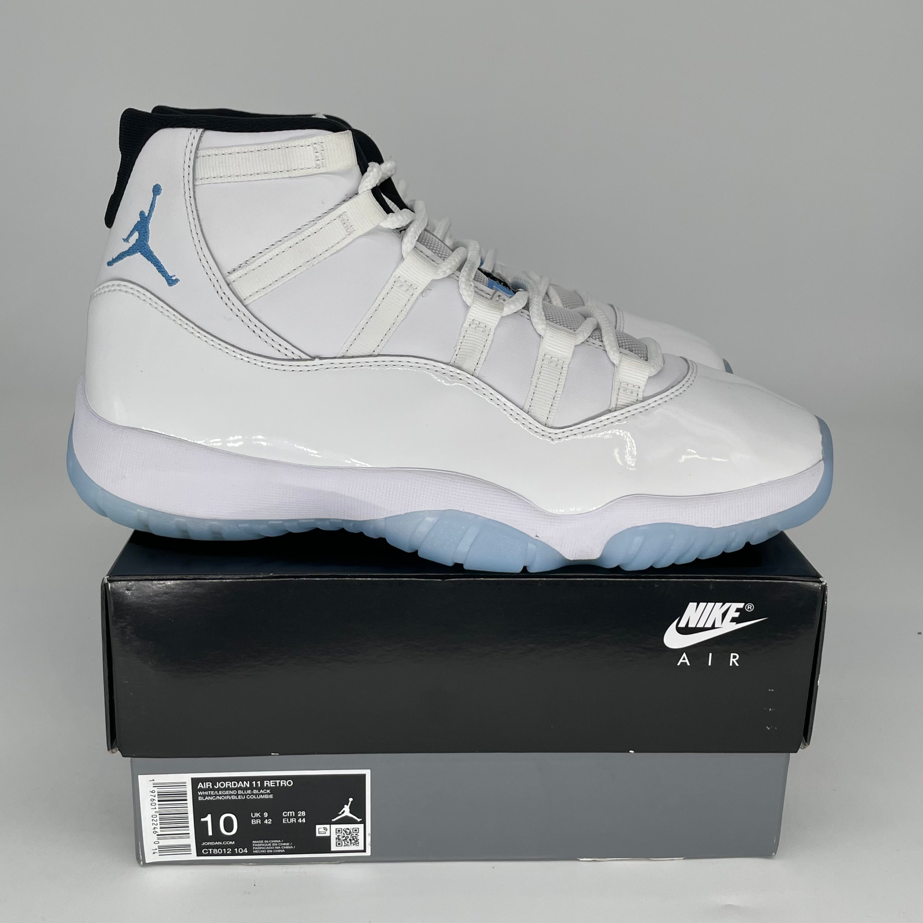 AIR JORDAN 11 LEGEND BLUE Men's Basketball Shoes Size 10 - Retro Sneakers for Sports & Casual Wear (Style: CT8012-104) | Perfect for Basketball Games, Gym Workouts and Street Fashion