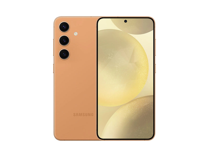 Samsung Galaxy S24 128GB Smartphone Unlocked - Sandstone Orange Color | T-Mobile Compatible | Perfect for Streaming, Gaming & Business Use