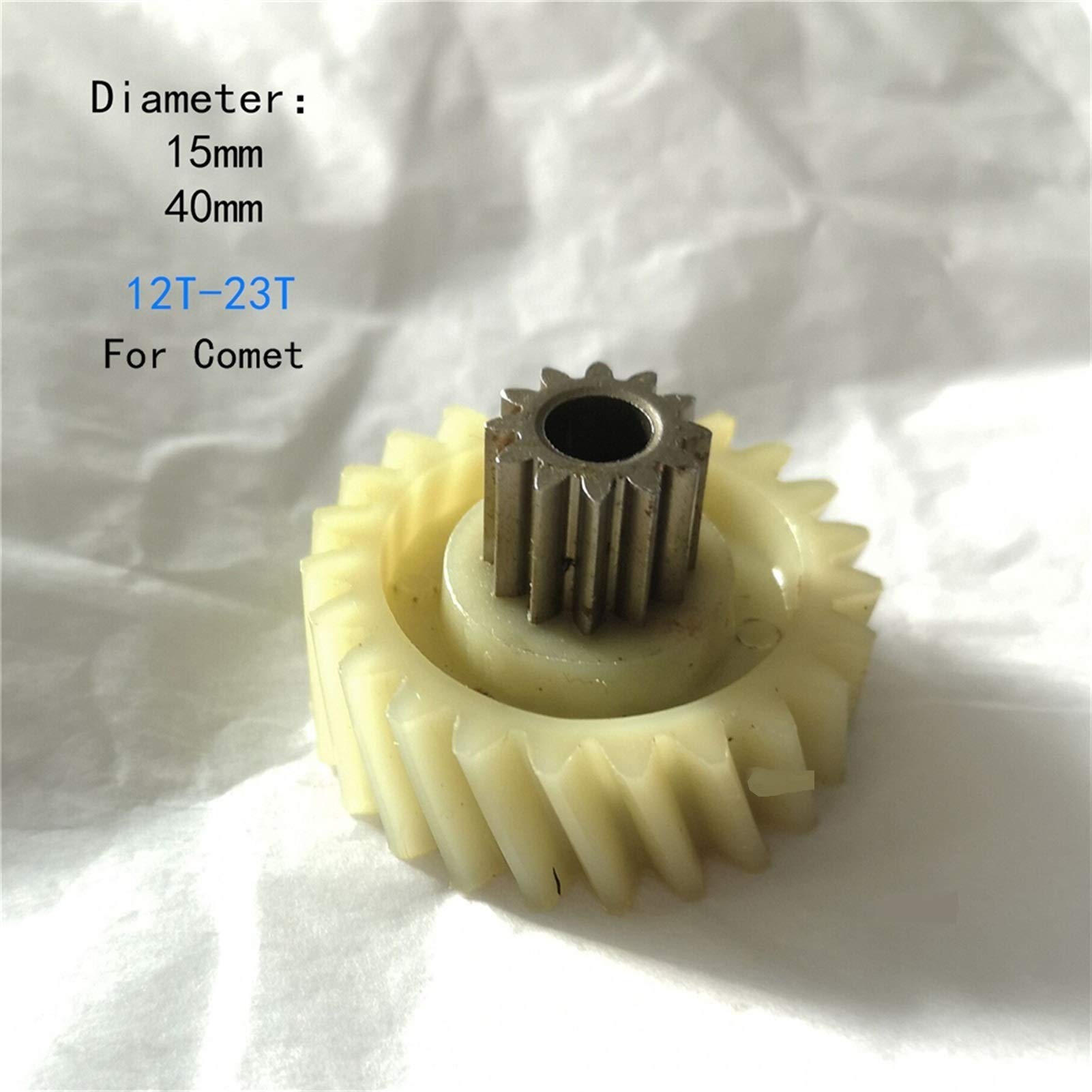 YINGJUN Replacement Gears 12T-23T for Shredder Models C-838, S-628, C-638, 3638, 3628, 3668, 3658, E5 - Durable Repair Parts (12 & 23 Teeth) - Perfect for Office & Home Paper Shredder Maintenance