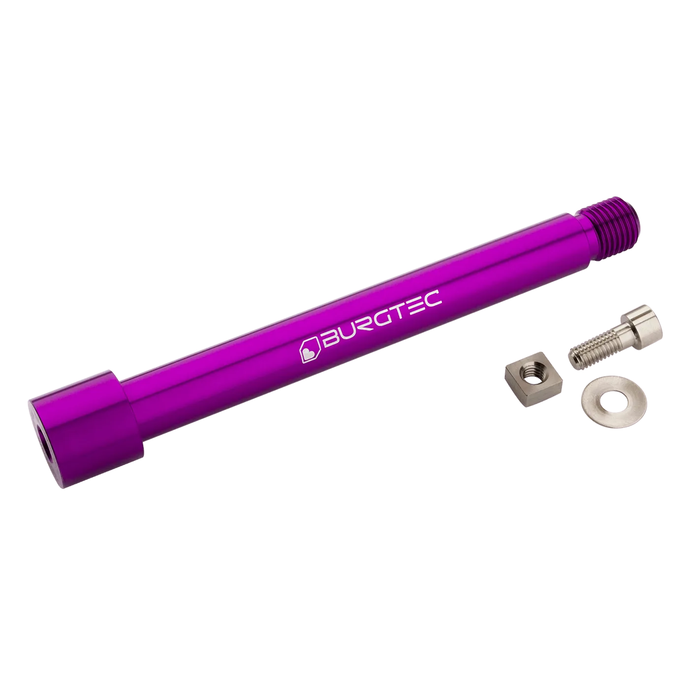 Burgtec Fox Boost Front Fork Axles 2021 - Premium MTB Bike Axle for Fox Forks - Perfect for Trail Riding, Downhill & Enduro Biking