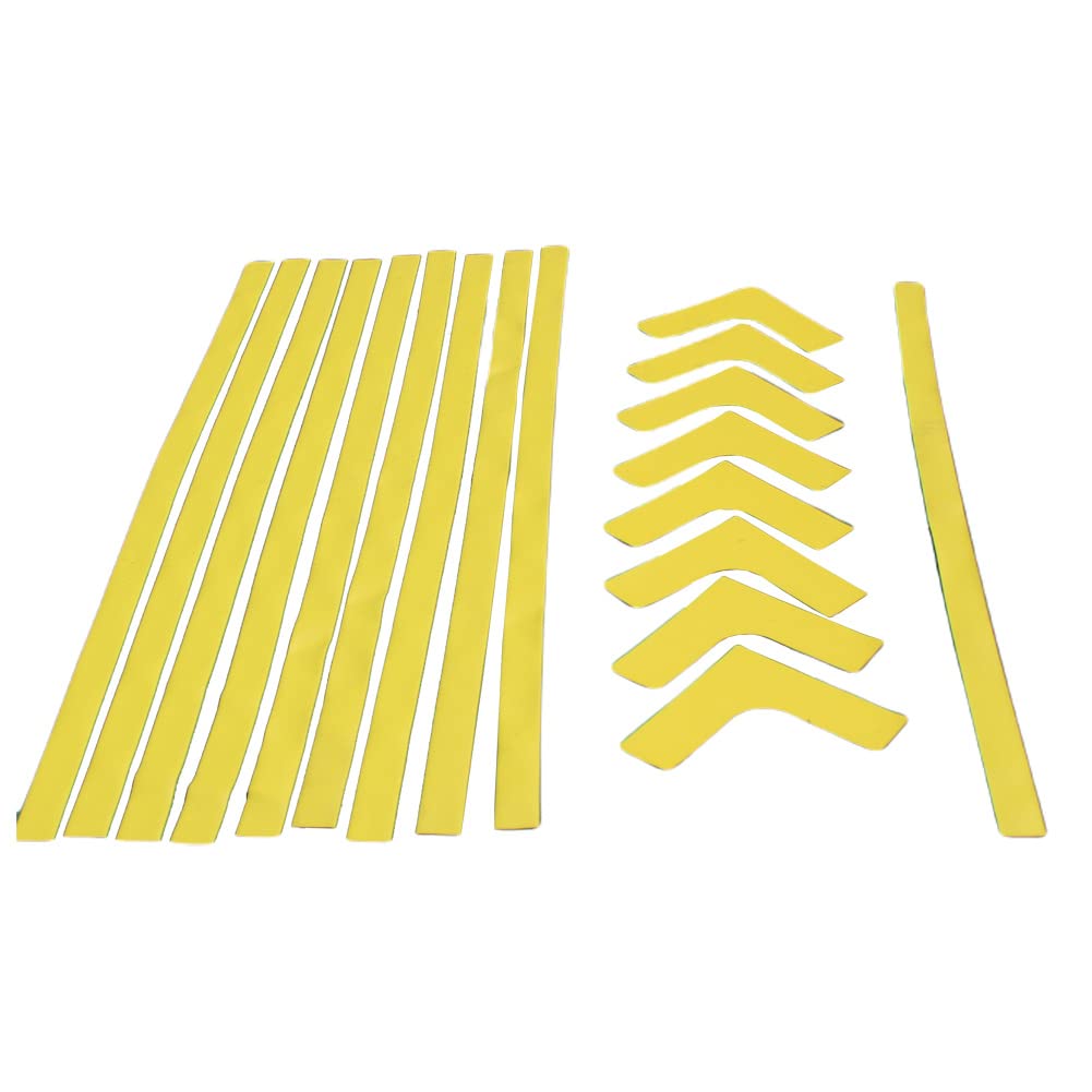 Pickleball Court Lines Set - Quick & Easy Setup for Outdoor/Indoor Play, No Tape Needed, Includes Portable Carrying Case - Perfect for Backyard, Gym, or Park Games