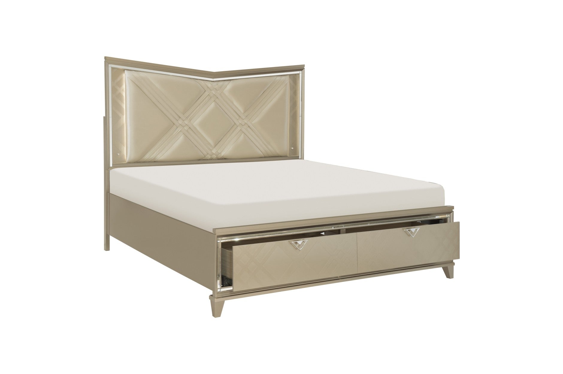 Bijou Bedroom Collection with LED Backlighting - Modern LED Lighting for Bedroom Decor & Ambiance