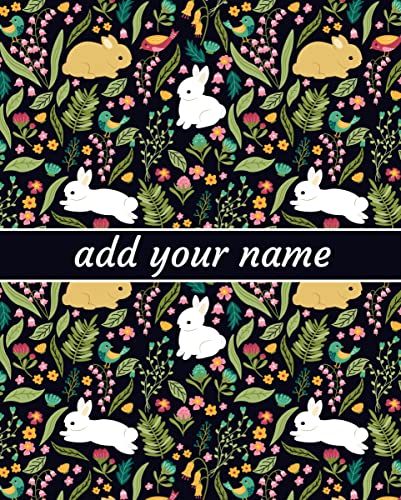 Cartoon Rabbit and Flowers1