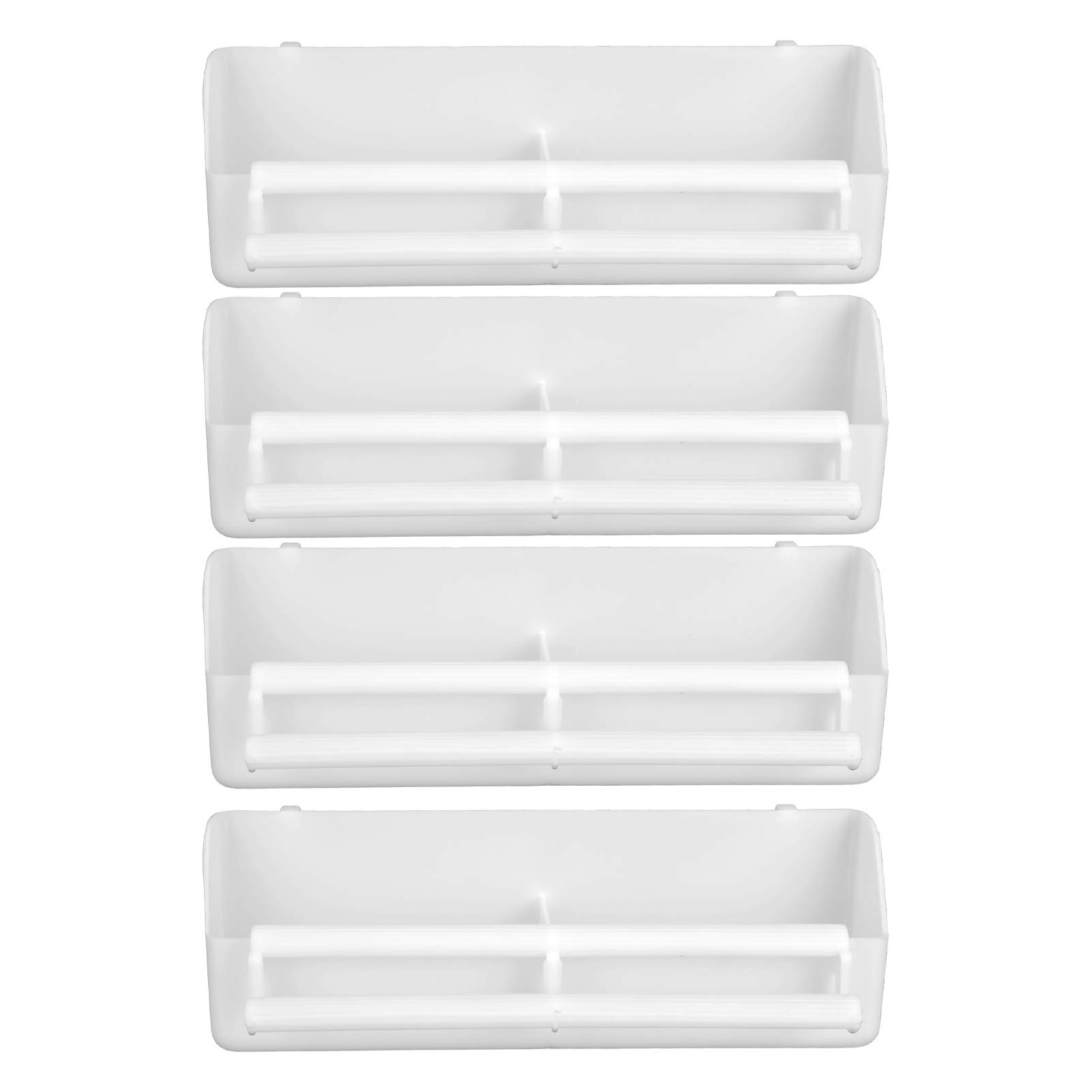 4pcs Thickened Bird Feeders & Water Bowls - Hanging Food Box for Parrots, Pigeons & Pet Birds - Durable Cage Feeding Tools for Outdoor & Indoor Use