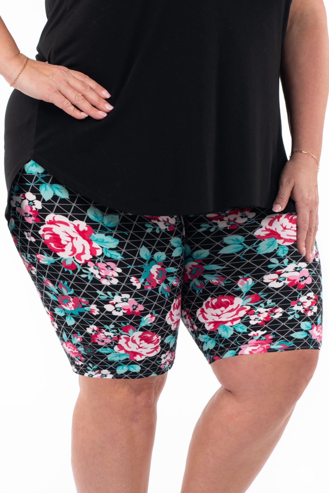 Gracie Rose High Waist Refreshed Biker Shorts for Women - Yoga, Workout & Running - Breathable & Stretchy Cycling Shorts for Active Lifestyle
