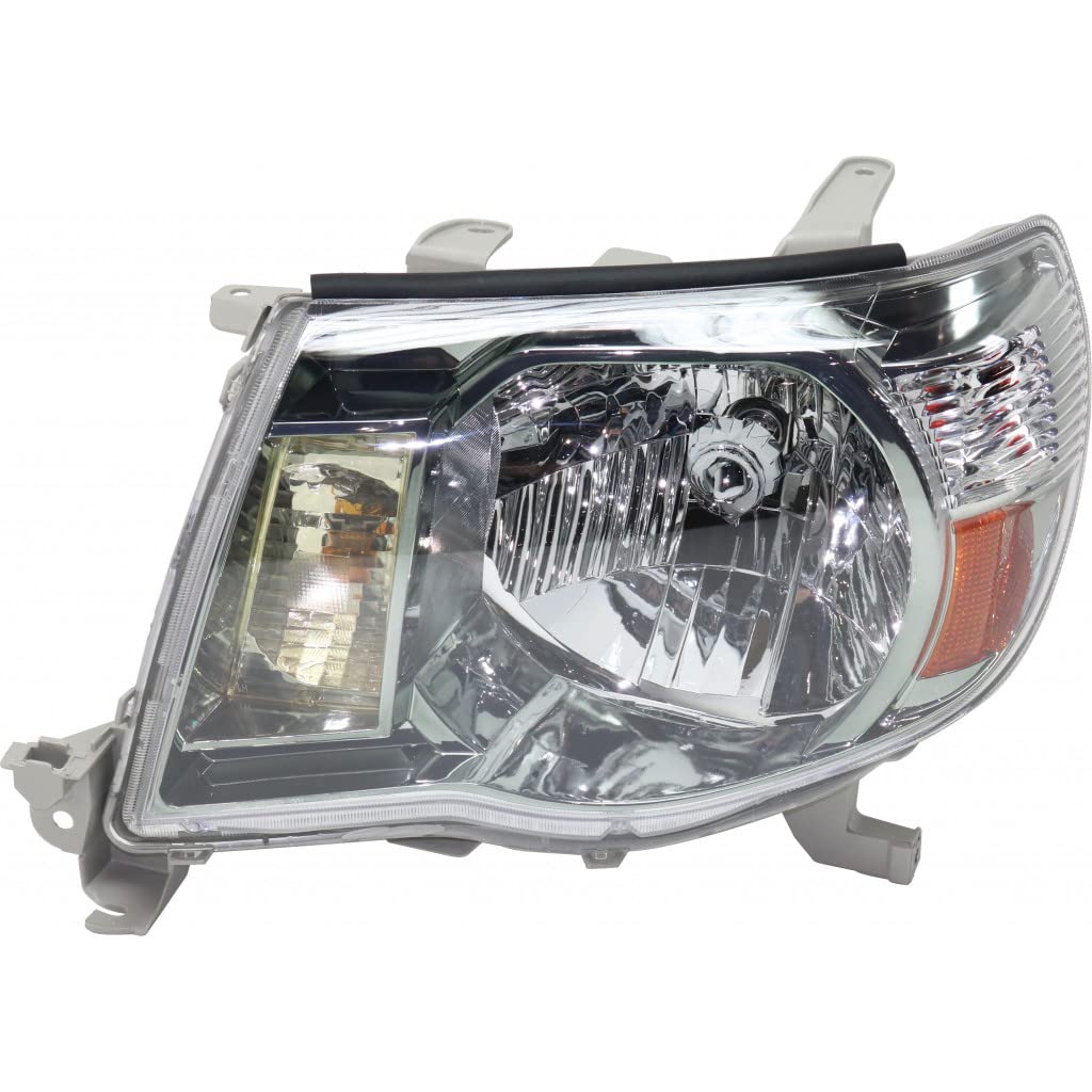 2005-2011 Toyota Tacoma Driver Side Headlight Assembly with Bulbs - DOT Certified (Part #TO2502181) | CarLights360 | Perfect for Night Driving & Off-Road Adventures