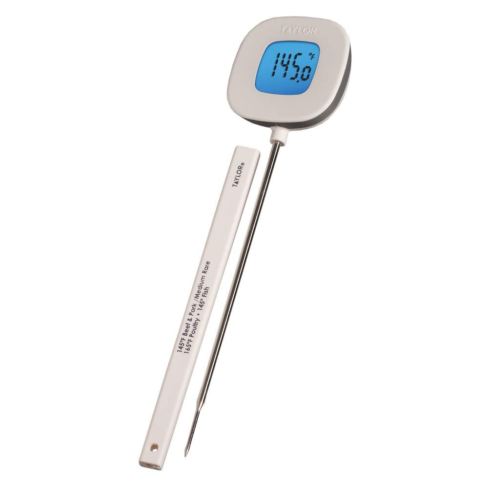 Taylor Digital Rotating Food Thermometer - Instant Read Meat Thermometer for Grilling, Cooking, Baking & BBQ - Perfect for Turkey, Steak, Chicken & More