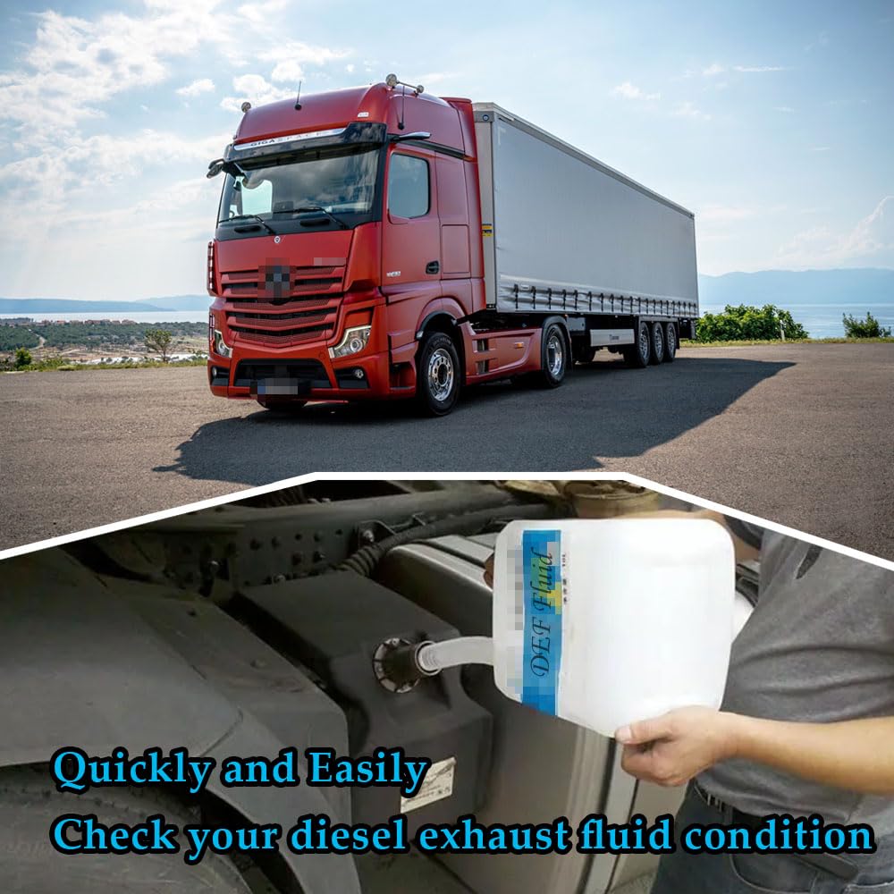 DEF Refractometer - Accurate Diesel Exhaust Fluid (DEF) Concentration Tester for Diesel Engines | Measure Urea Solution Levels in Trucks, Heavy Equipment & Agricultural Machinery