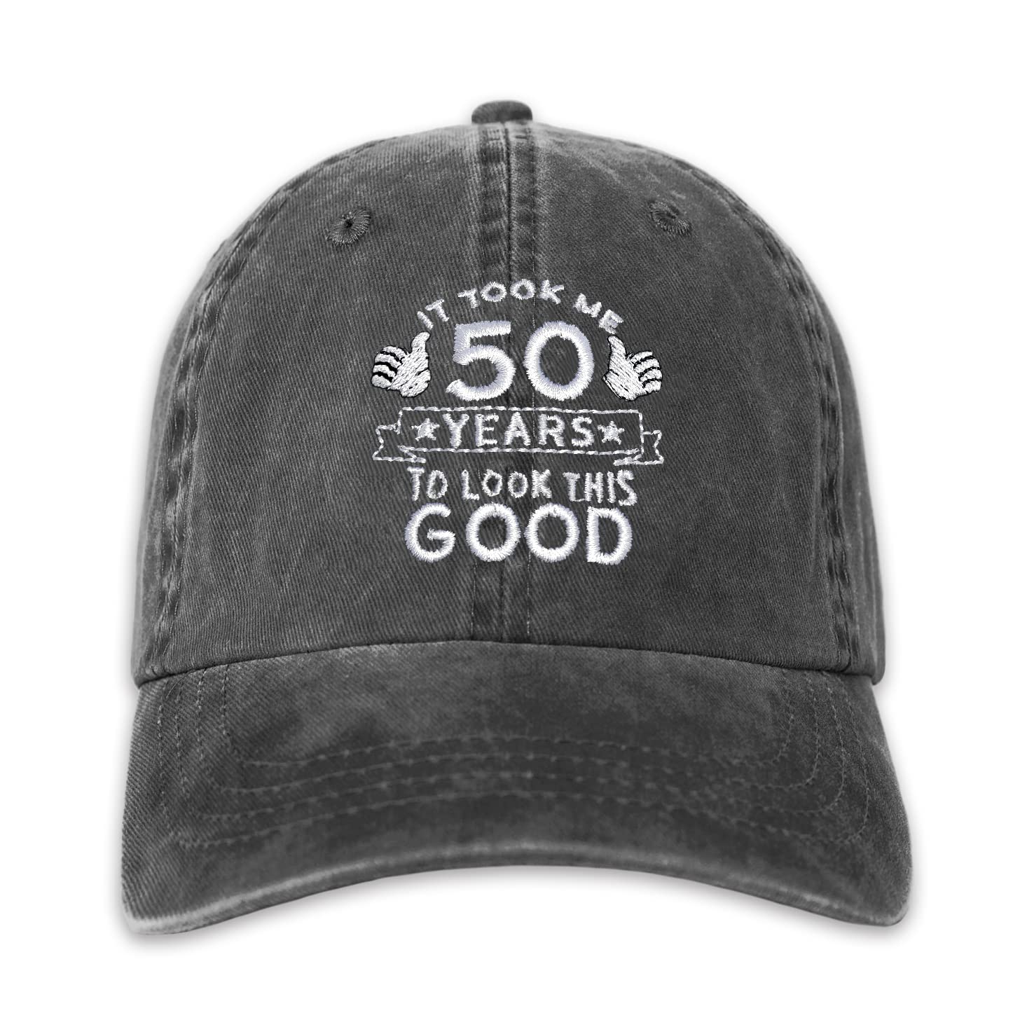 Funny Birthday & Retirement Baseball Cap for Men & Women - Vintage Washed Dad Hat for 50th 60th 70th Birthday Gifts - Perfect for Parties, Golfing & Casual Wear