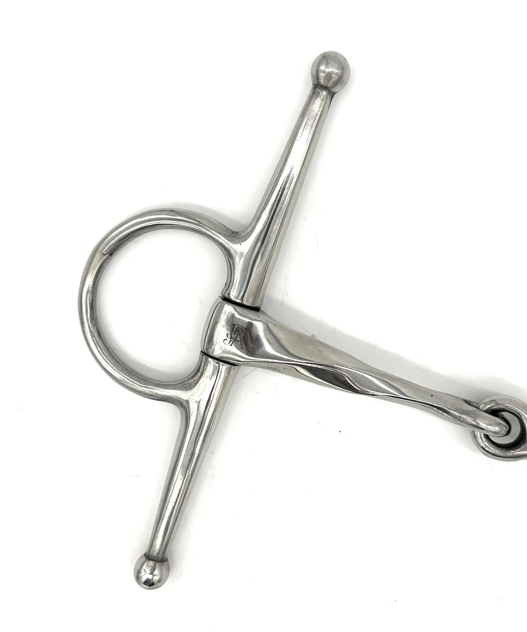 Jake Adams Slow Twist Single Joint Full Cheek Bit - Comfortable Horse Training Bit for Dressage & Jumping - Perfect for English Riding and Show Horses