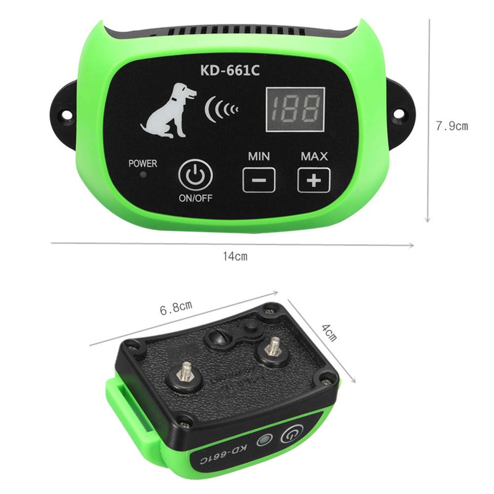 Wireless Dog Fence - Electric Pet Containment System with Safe Beep & Shock Modes | Waterproof & Rechargeable Training Collar for Small, Medium & Large Dogs (1/2/3 Dog Options) | Perfect for Backyard, Farm & Outdoor Dog Training