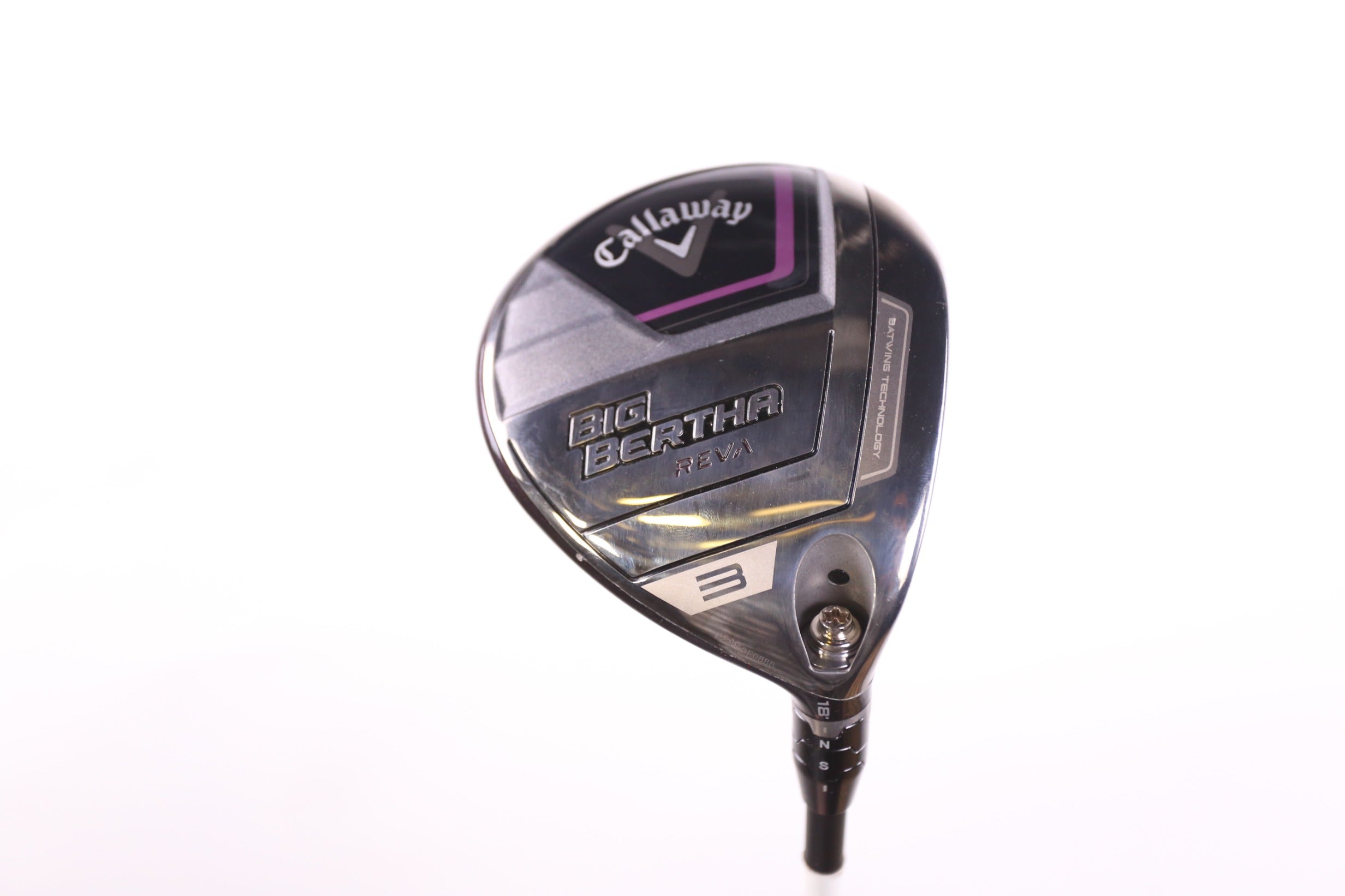 Used Callaway Big Bertha REVA 23 3 Wood Golf Club - Right Handed 18° Light Flex for Women | Perfect for Beginners & High Handicap Players on Fairway Shots