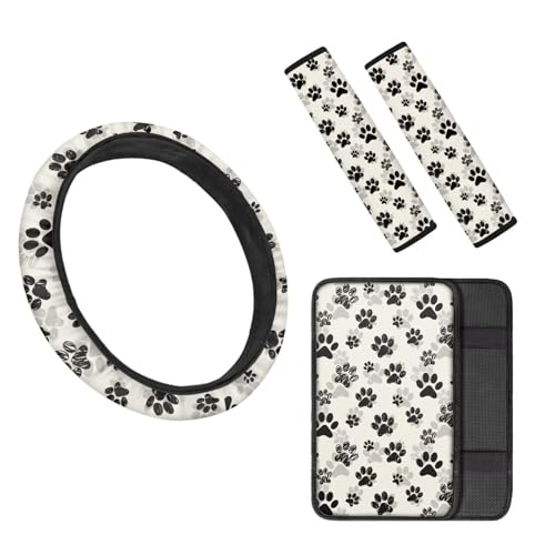 Black Dog Paw Print