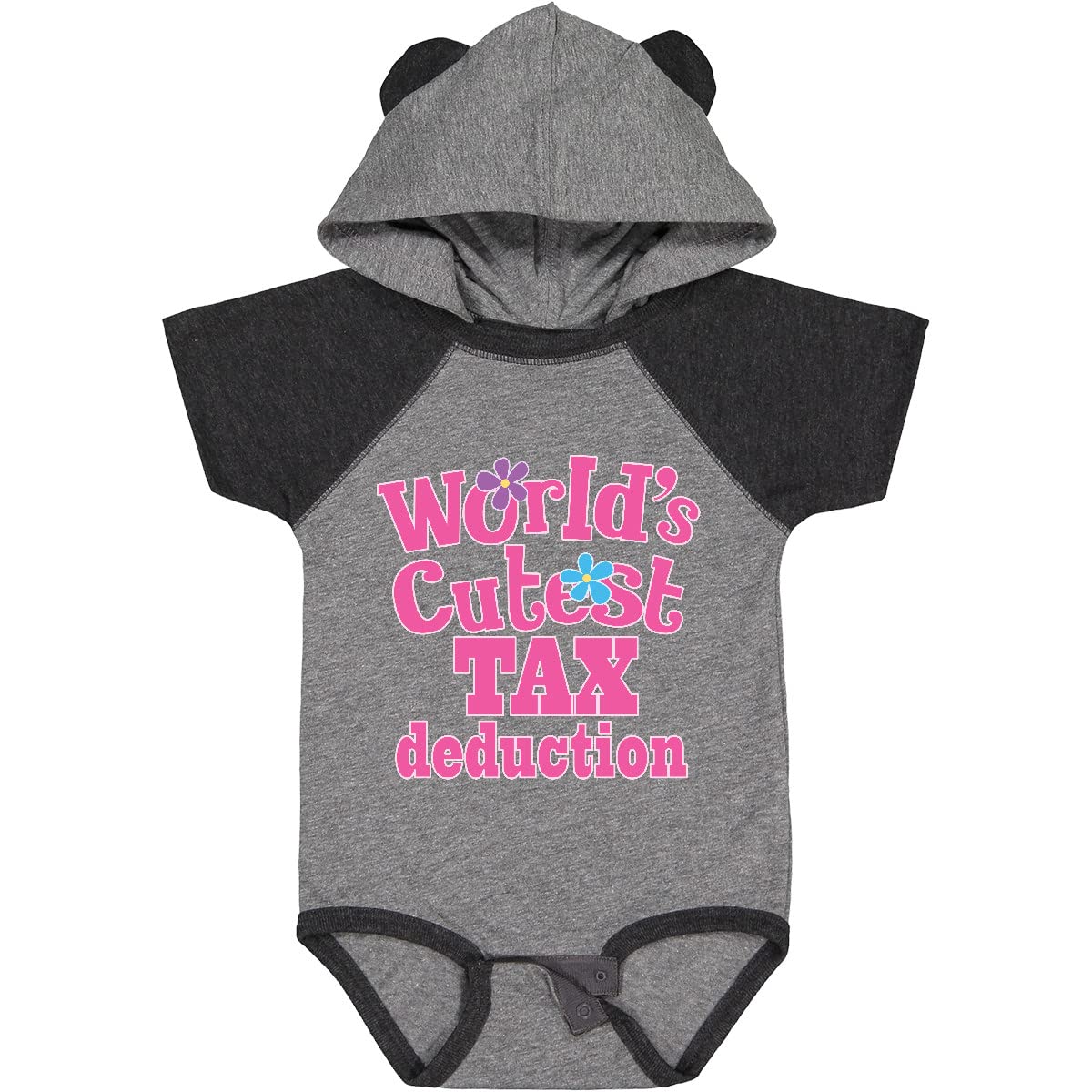 Inktastic Tax Deduction World's Cutest Girls Baby Bodysuit - Adorable Infant Onesie for Newborns & Toddlers - Perfect for Family Photos, Birthday Gifts & Everyday Wear