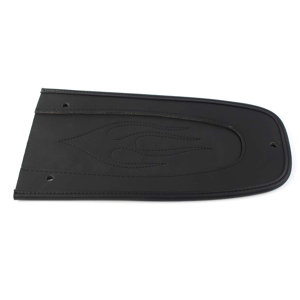 Harley Touring Motorcycle Solo Seat Cushion Pad & Rear Mudguard Cover Accessories for 1997-2017 Models - Comfortable Driver/Passenger Seat Upgrade for Long Rides & Road Trips