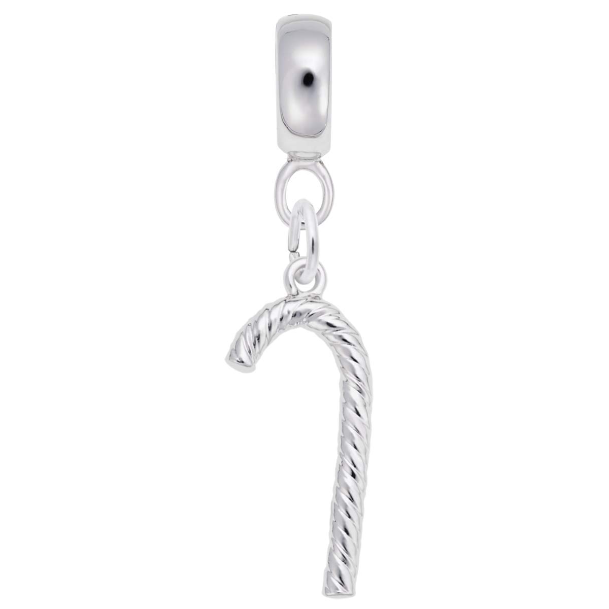 Candy Cane Charm Dangle Beads for Jewelry Making - Christmas Bracelet & Necklace Charms - Perfect for DIY Holiday Gifts & Party Favors