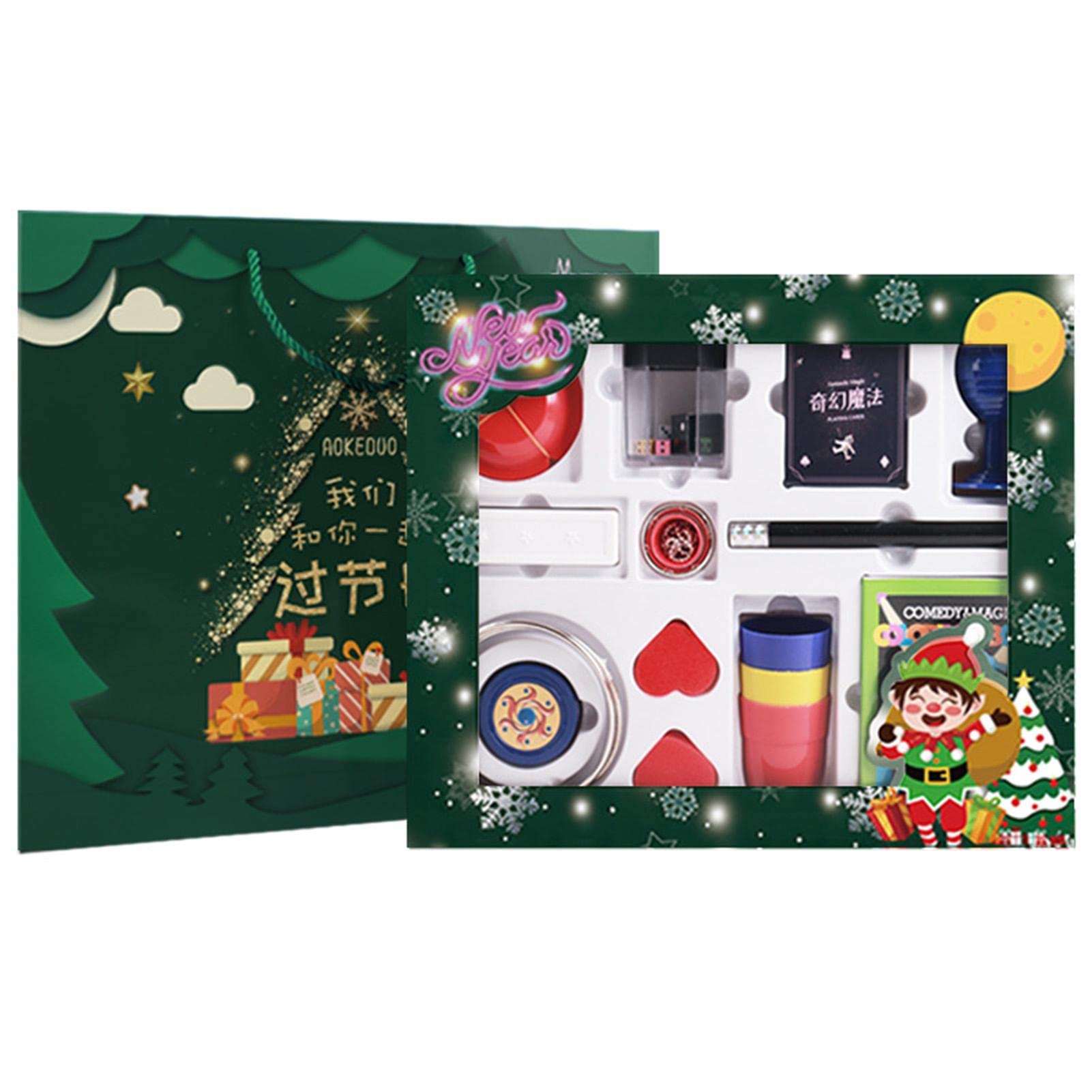 Magic Set for Kids & Adults - 25 Classic Science Magic Tricks Kit | Fun Learning Toy for Boys & Girls | Perfect for Birthday Gifts & Party Entertainment