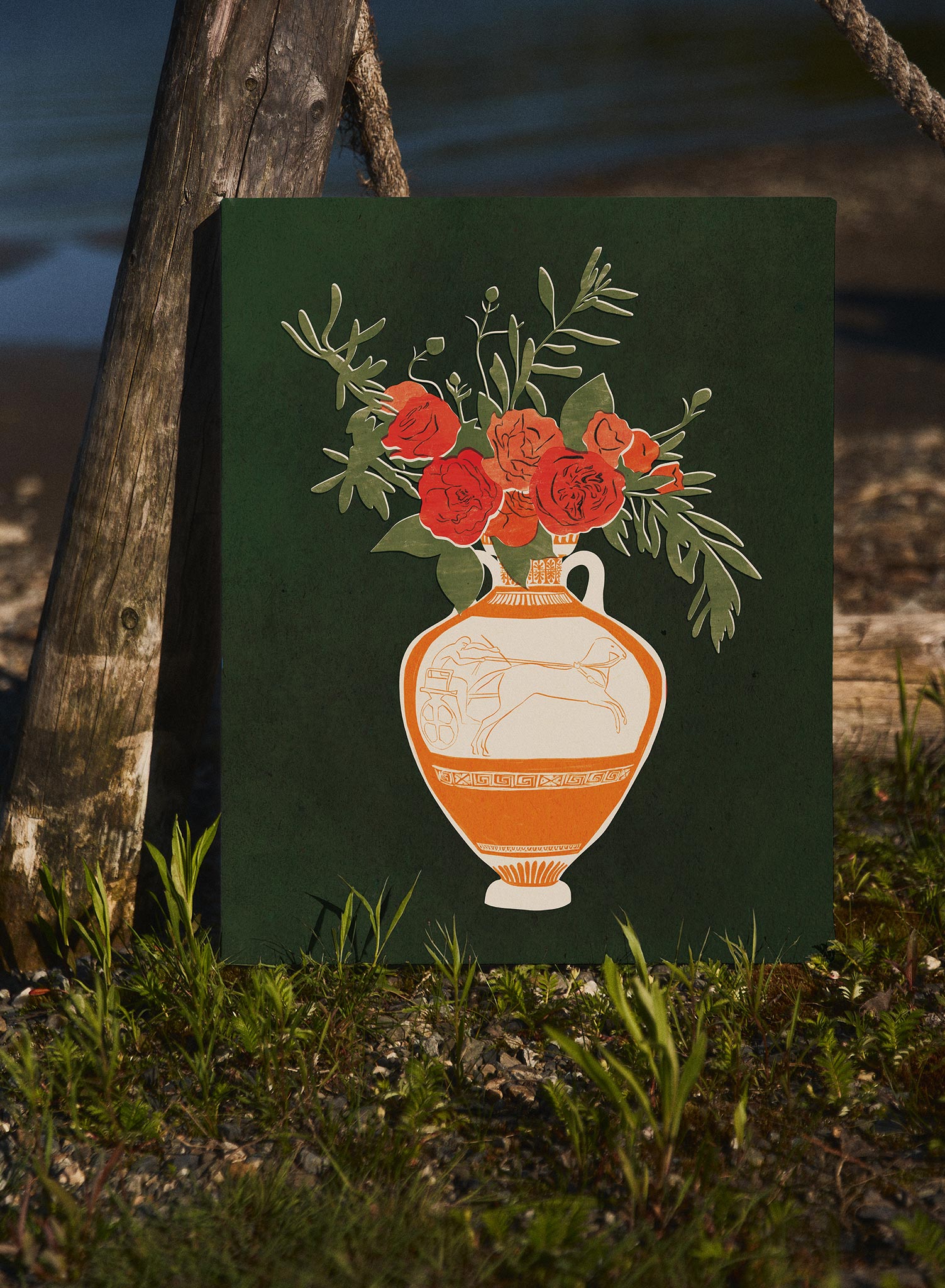 Premium Handmade Canvas Art - Freshly Cut High-Quality Canvas for Painting & DIY Projects - Perfect for Home Decor, Office & Gift Giving