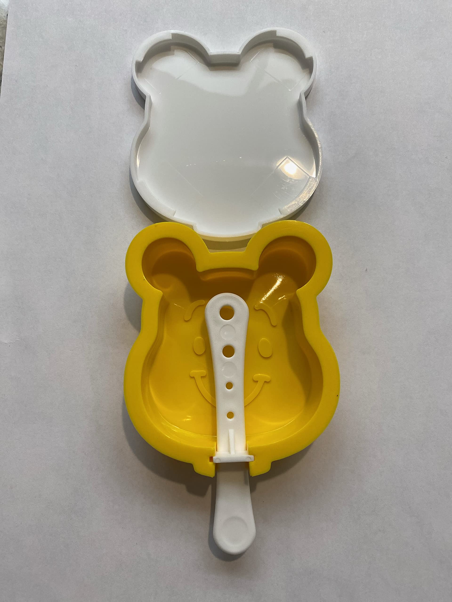 Disney Winnie the Pooh Silicone Popsicle Molds - Set of 2 BPA-Free Ice Pop Makers (3.22 x 4.84 x 0.94 inches) for Homemade Frozen Treats, Kids Snacks & Summer Desserts