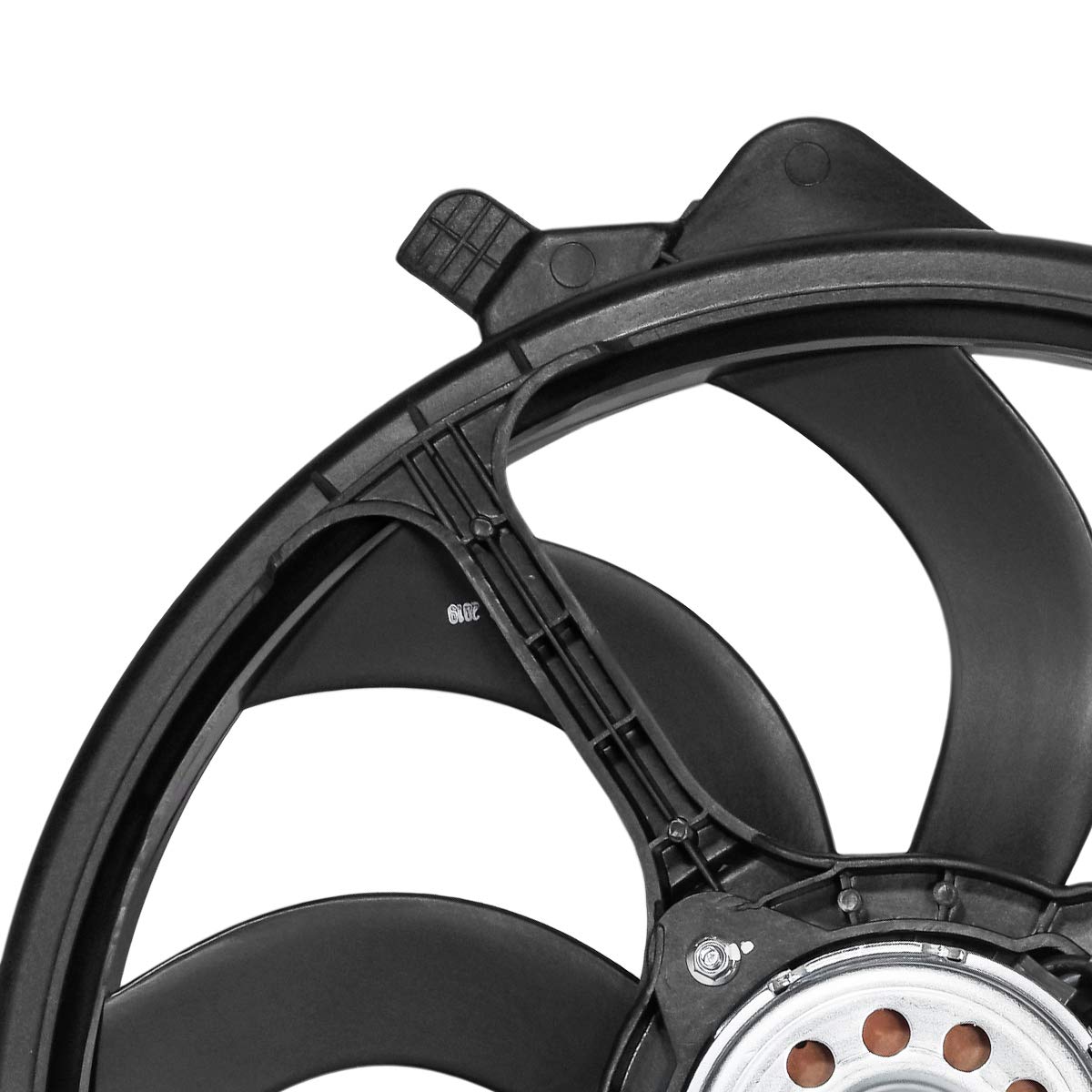 DNA MOTORING OEM-RF-0001 Black Radiator Cooling Fan Assembly - High Efficiency Direct Replacement for 2002-2003 Mini Cooper | Improved Cooling Performance | Perfect for Engine Overheating Prevention & Summer Driving