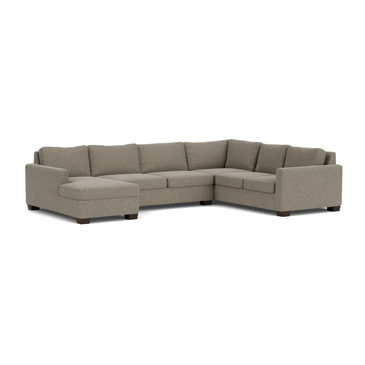 Track 141 Corner Sectional Sofa with Full Sleeper & Left Chaise - Modern L-Shaped Couch for Small Spaces, Living Room, Apartment & Home Theater Comfort