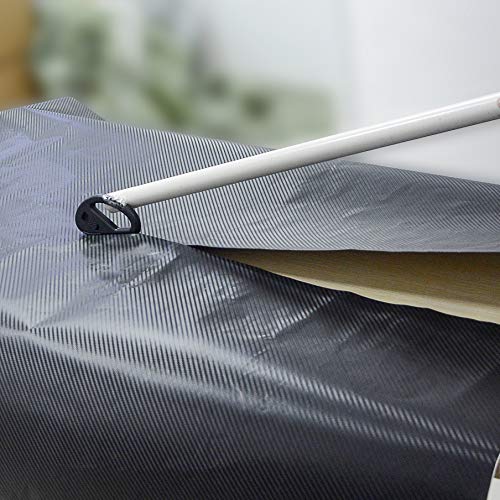 Gomake Wrapping Paper Cutter - Safe Vinyl Film & Gift Wrap Cutting Tool for Holiday, Birthday & Christmas - Includes Letter Opener & Craft Knife - Perfect for Wrapping Paper, Vinyl Wrap, Wallpaper (Black) - Ideal for Gift Wrapping, DIY Crafts & Home Decor Projects