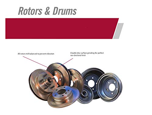 DK1134-6 Front Brake Rotors and Semi-Metallic Brake Pads Kit - High Performance Disc Brakes for Smooth Stopping | Perfect for Trucks, SUVs, and Sedans | Ideal for Daily Commuting, Highway Driving & Heavy-Duty Use