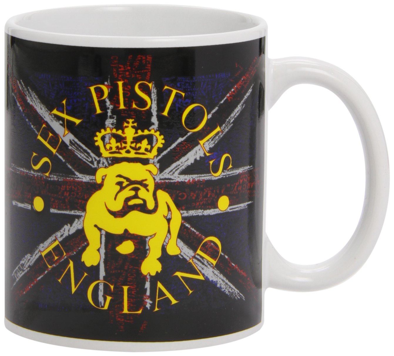 Sex Pistols Bulldog Logo Ceramic Mug with Gift Box - Perfect for Punk Rock Fans, Coffee Lovers & Collectible Gifts
