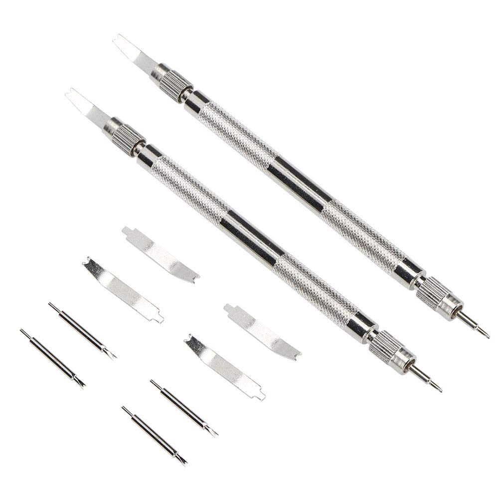 Fafeicy 2PCS Watch Band Repair Kit - Double Headed Spring Bar Tool for Changing Watch Straps | Alloy Steel Watch Repair Tools | Perfect for Watch Enthusiasts & Jewelers