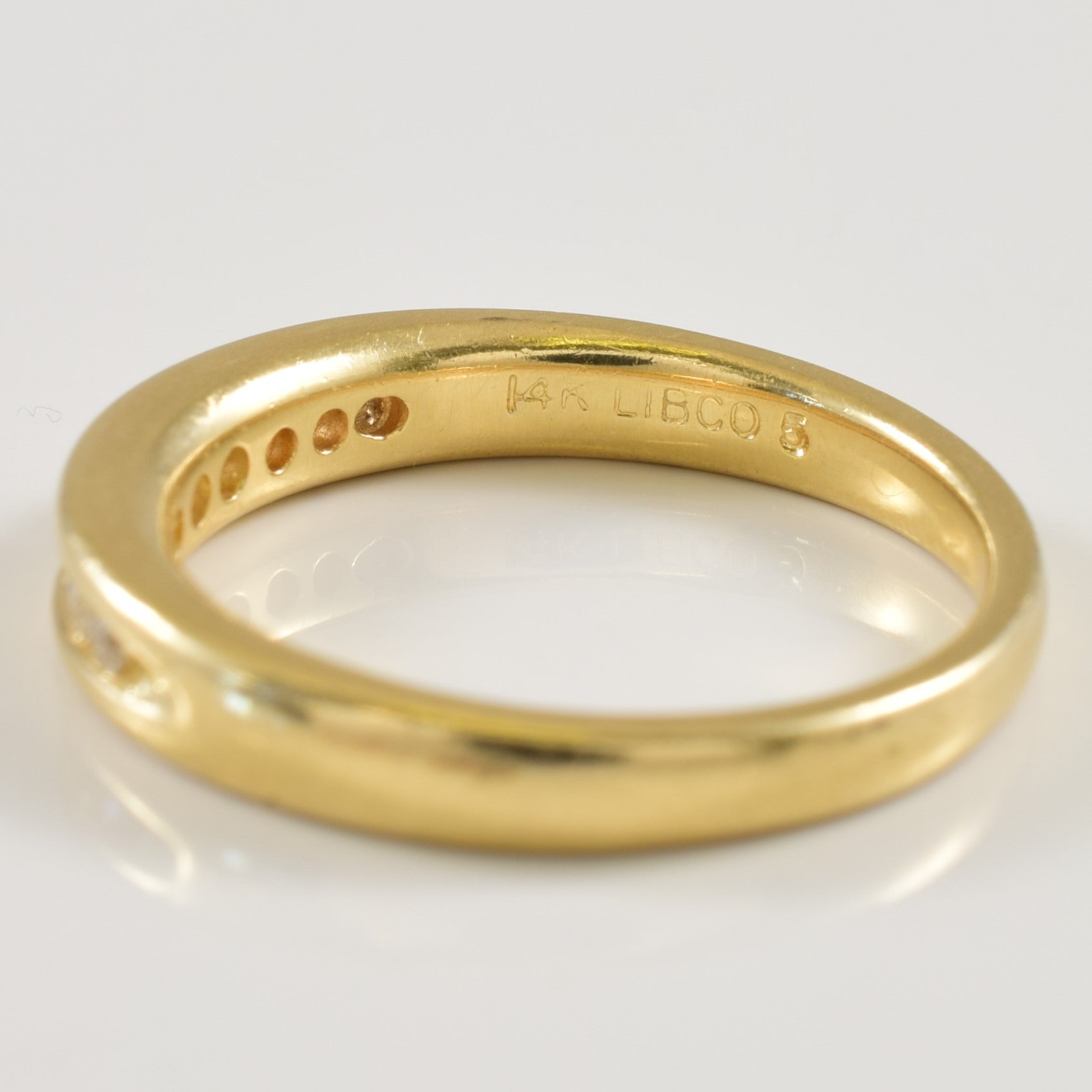 0.18ctw Channel Set Diamond Ring - Size 6 | Elegant Wedding Band, Anniversary Gift for Her, Perfect for Proposals & Special Occasions