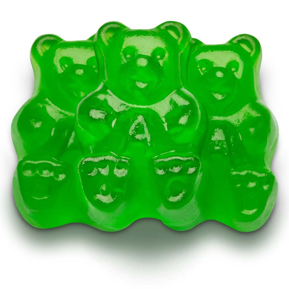 Albanese Gummy Bears Green Apple Flavor - 5 Pound Bulk Bag | Soft & Chewy Candy for Parties, Snacks & Gift Baskets