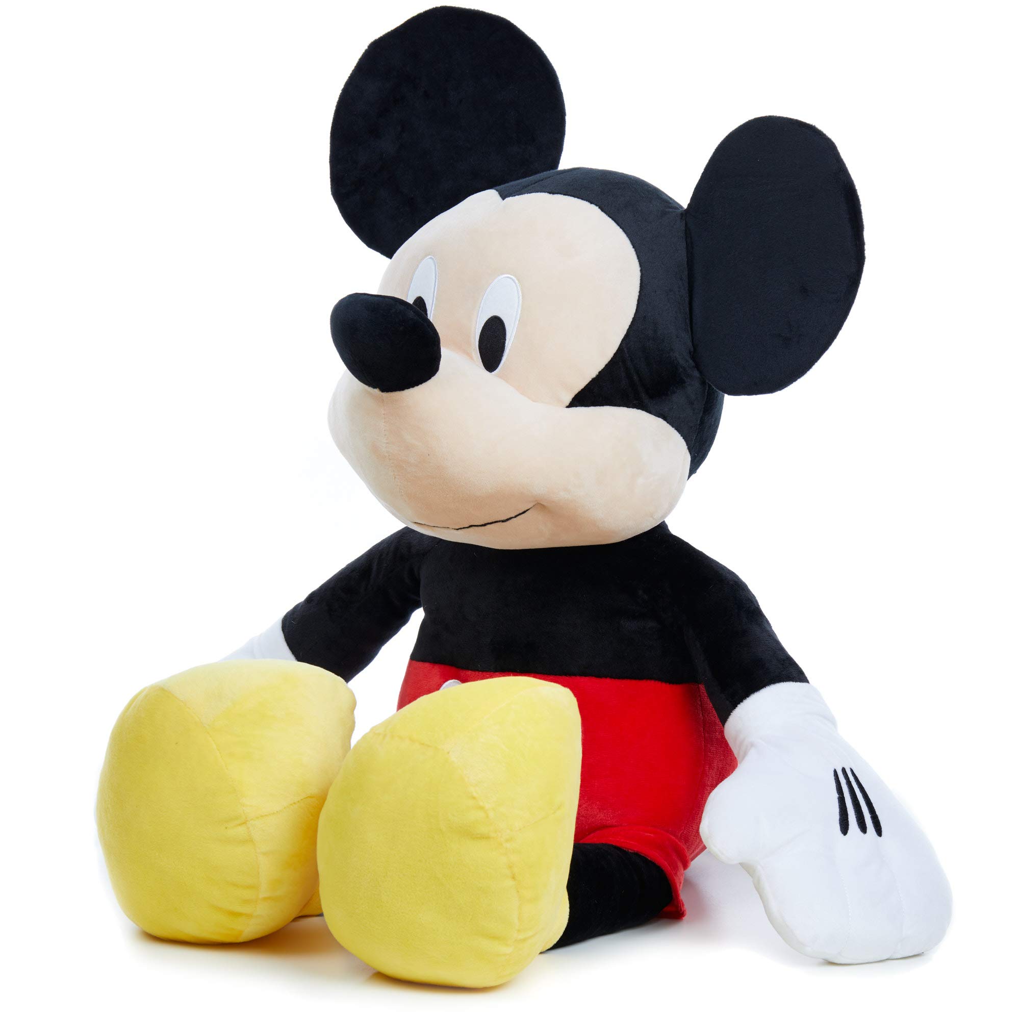 **Disney Baby Mickey Mouse Jumbo 36-Inch Stuffed Animal Plush Toy for Kids - Soft & Huggable Nursery Decor, Birthday Gift, Disney Themed Room**
