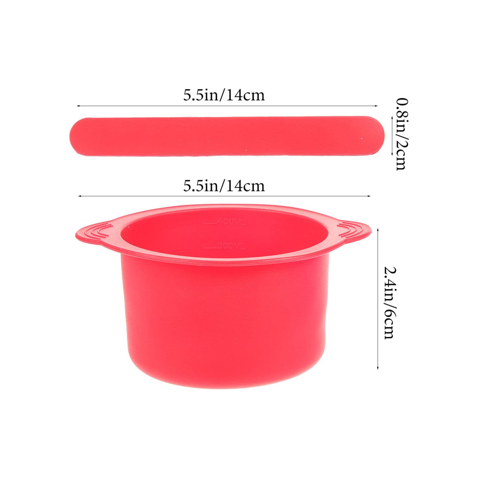 2-Pack Silicone Wax Warmer Bowls - Reusable Non-Stick Wax Melting Pot for Wax Warmers, Candle Making, Wax Beads - Perfect for DIY Aromatherapy, Spa & Home Use