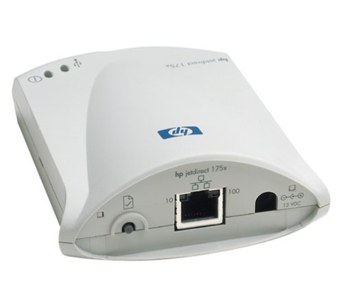 HP J6035A JetDirect External Print Server - USB & Ethernet Network Printer Sharing for Home & Office Use