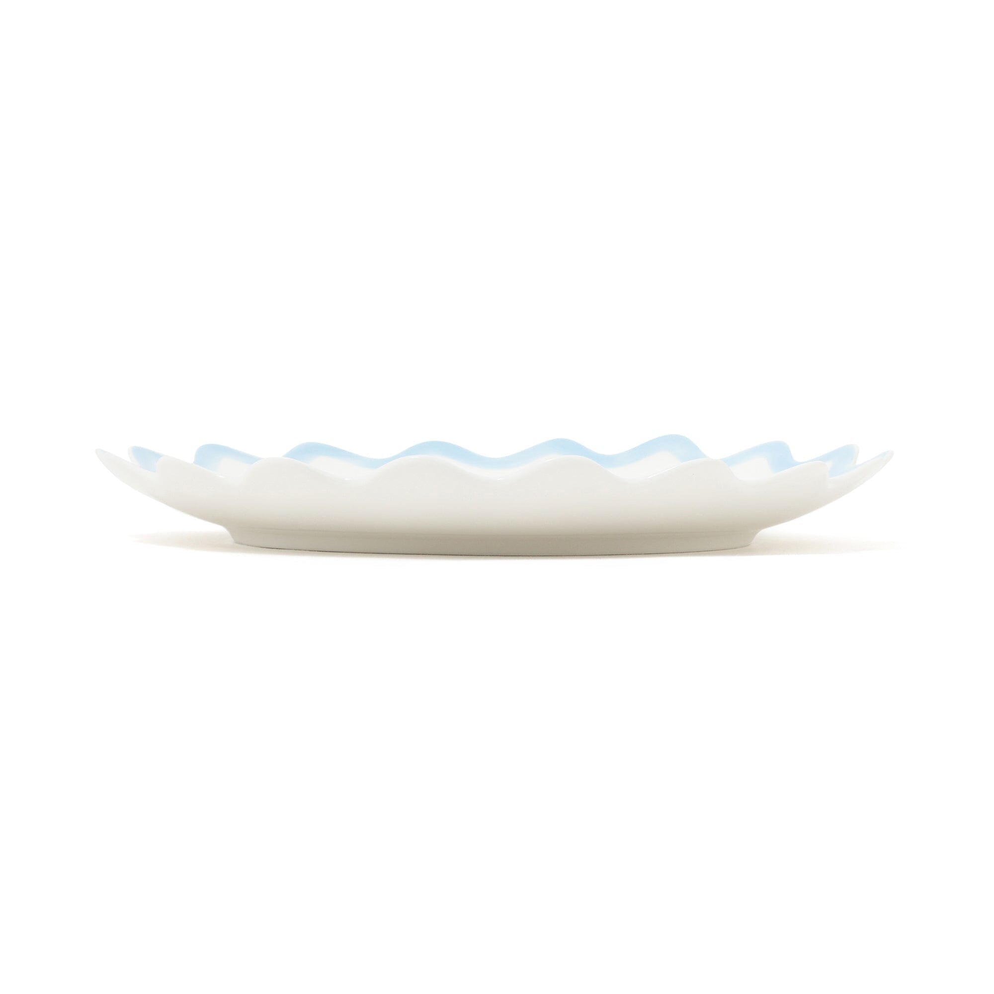 Craft Touch Plate Shell Medium Blue - Premium Ceramic Dinnerware for Home & Restaurant Use - Perfect for Everyday Dining, Entertaining Guests, and Special Occasions