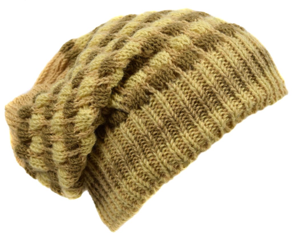 Warm Gheri Wool Knitted Fleece Lined Beanie Hat for Men & Women - Winter Skull Cap with Ear Protection - Perfect for Skiing, Hiking & Cold Weather Outdoor Activities