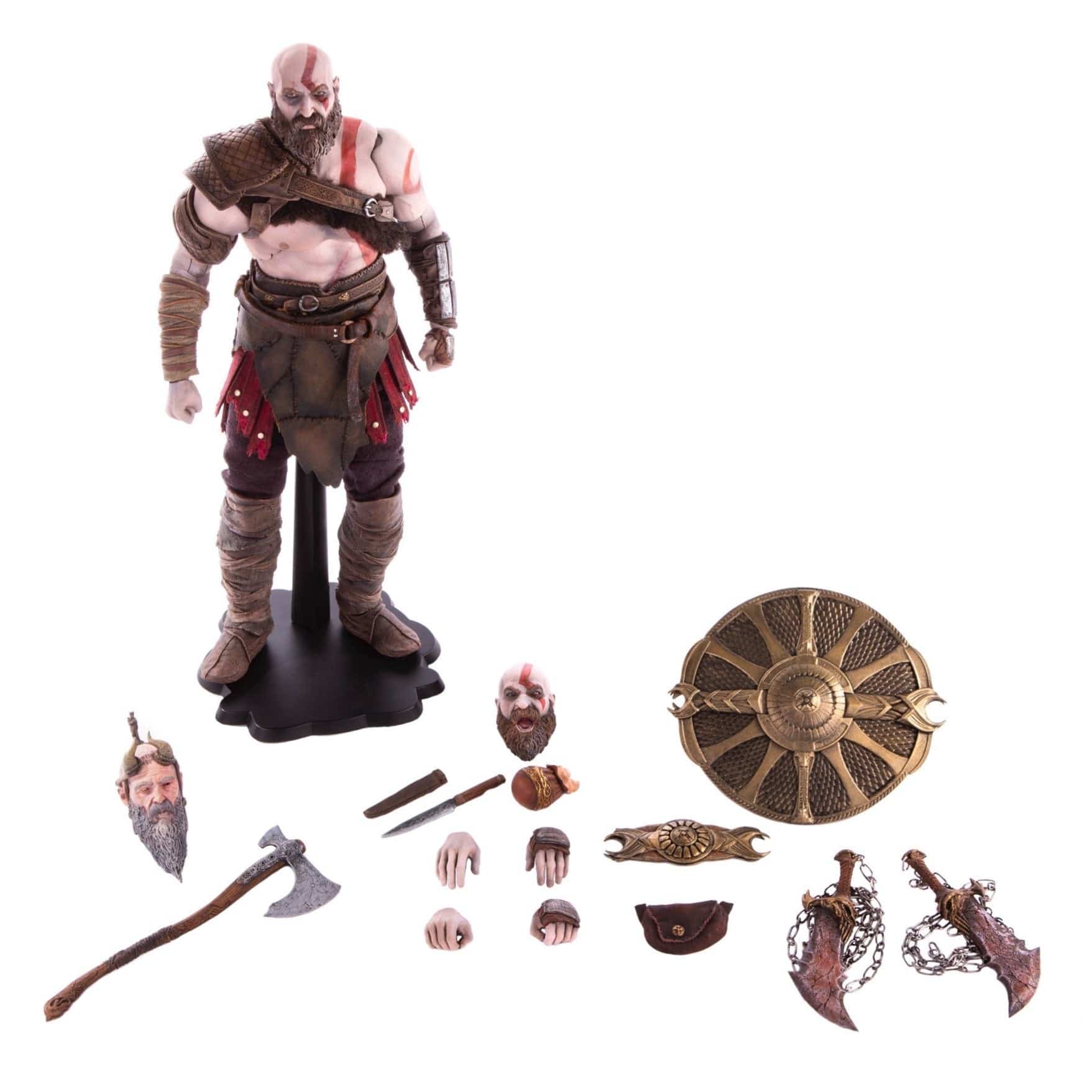 God of War Kratos 1/6 Scale Deluxe Collectible Action Figure - Premium Gaming Statue for Display & Collection - Perfect for Gamers & Collectors