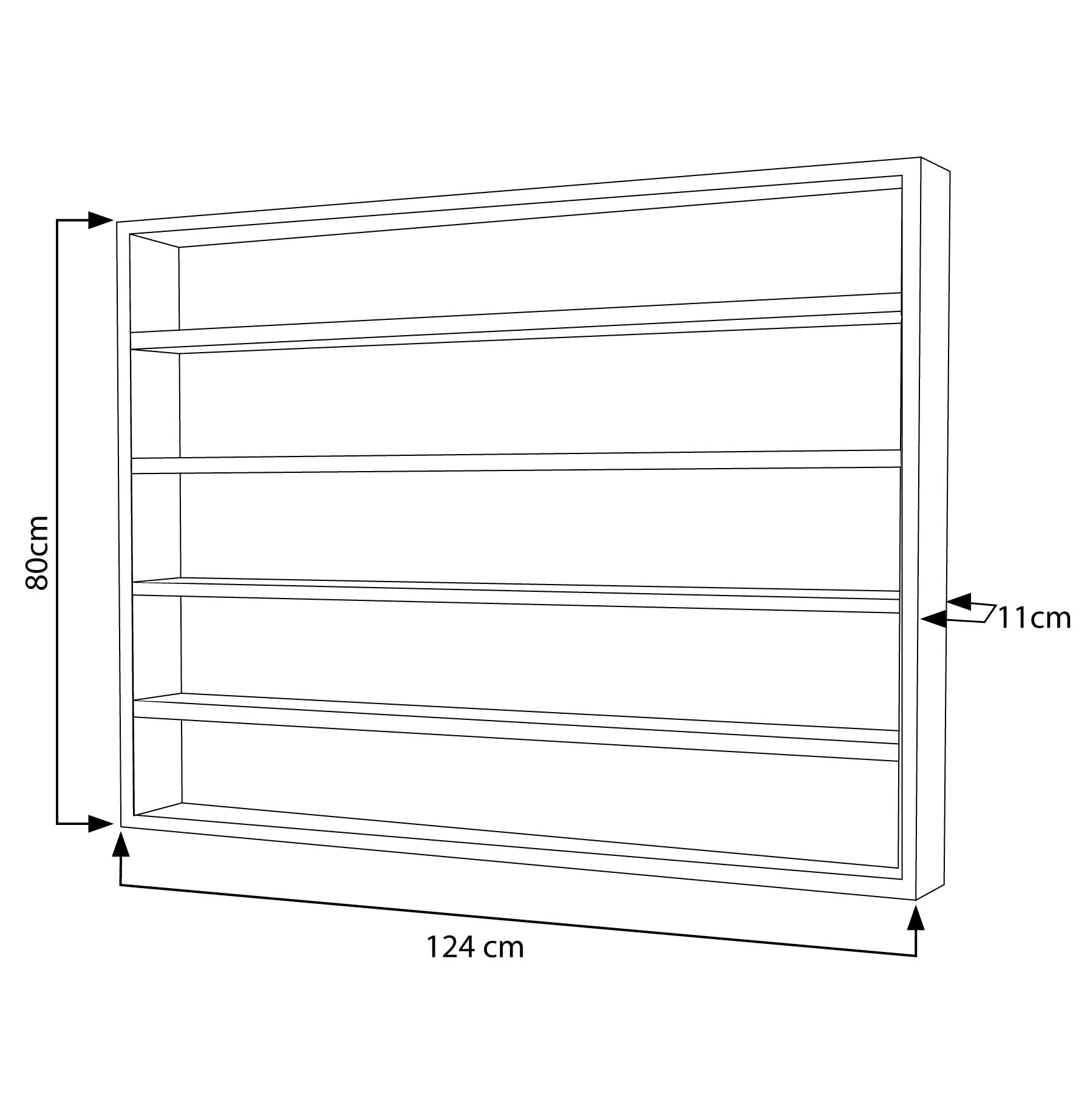 Wall Mounted Nail Polish Organizer Rack - Salon Quality Nail Polish Display Holder for Home & Professional Beauty Salon Use