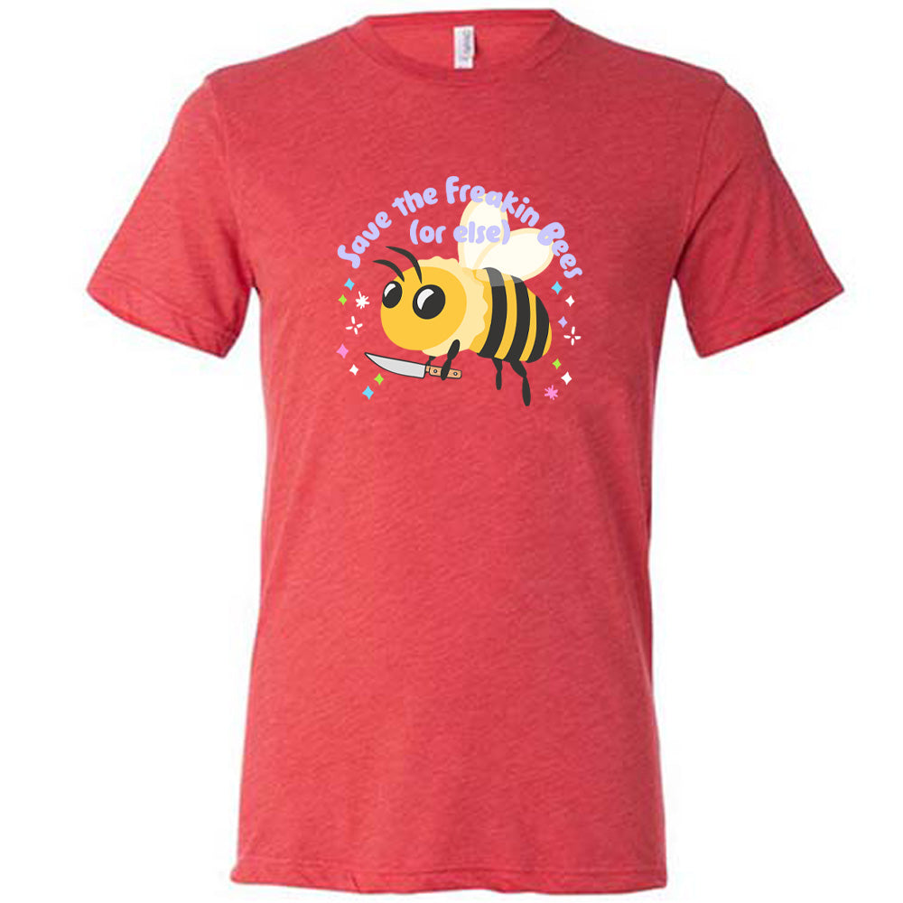 Save The Bees T-Shirt - Unisex Eco-Friendly Organic Cotton Tee - Support Pollinators & Environmental Conservation - Perfect for Earth Day, Beekeeping, and Nature Lovers