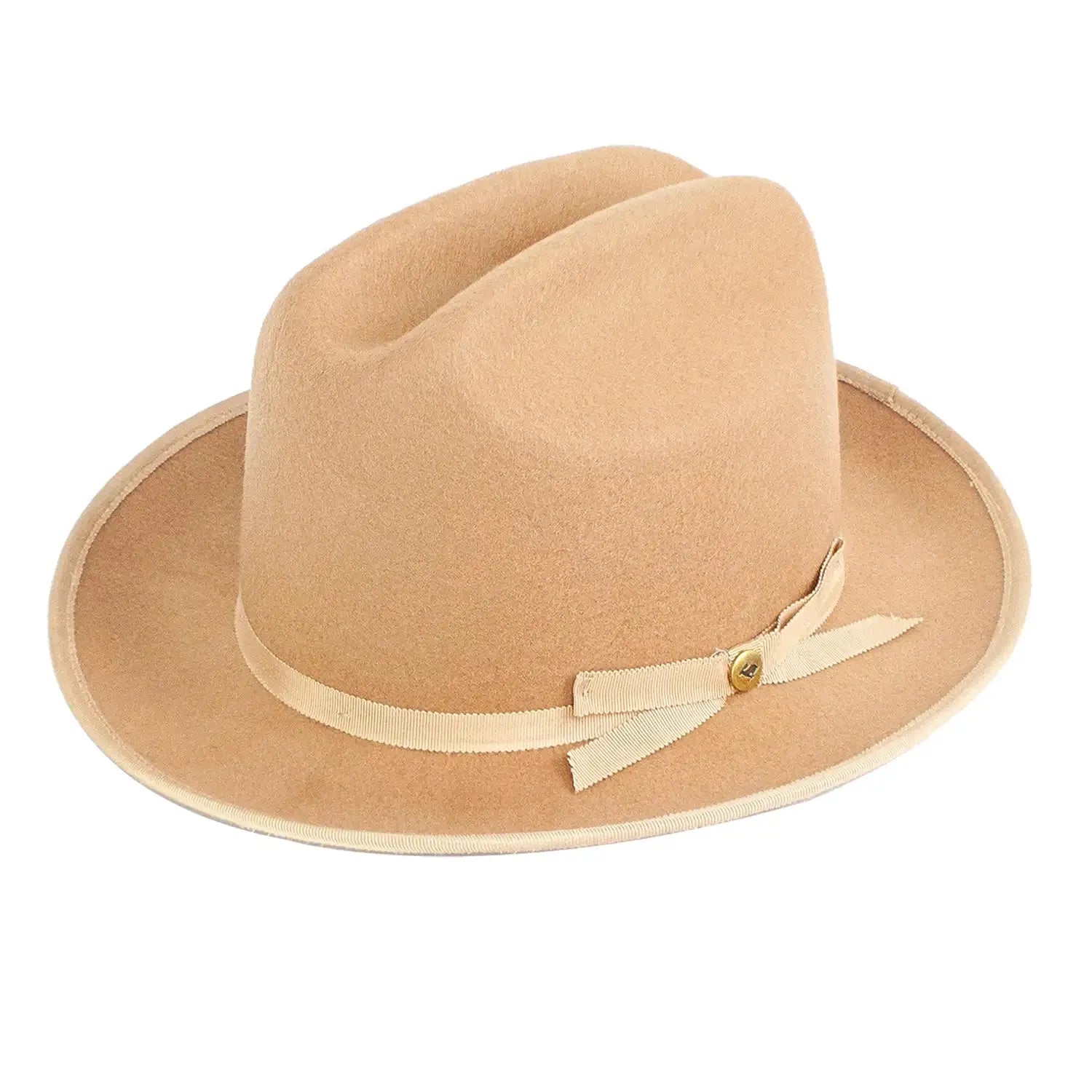 Peter Grimm Rough Road Wool Felt Cowboy Hat for Men - Western Style Rancher Hat with Wide Brim for Sun Protection - Perfect for Rodeo, Horseback Riding & Outdoor Adventures