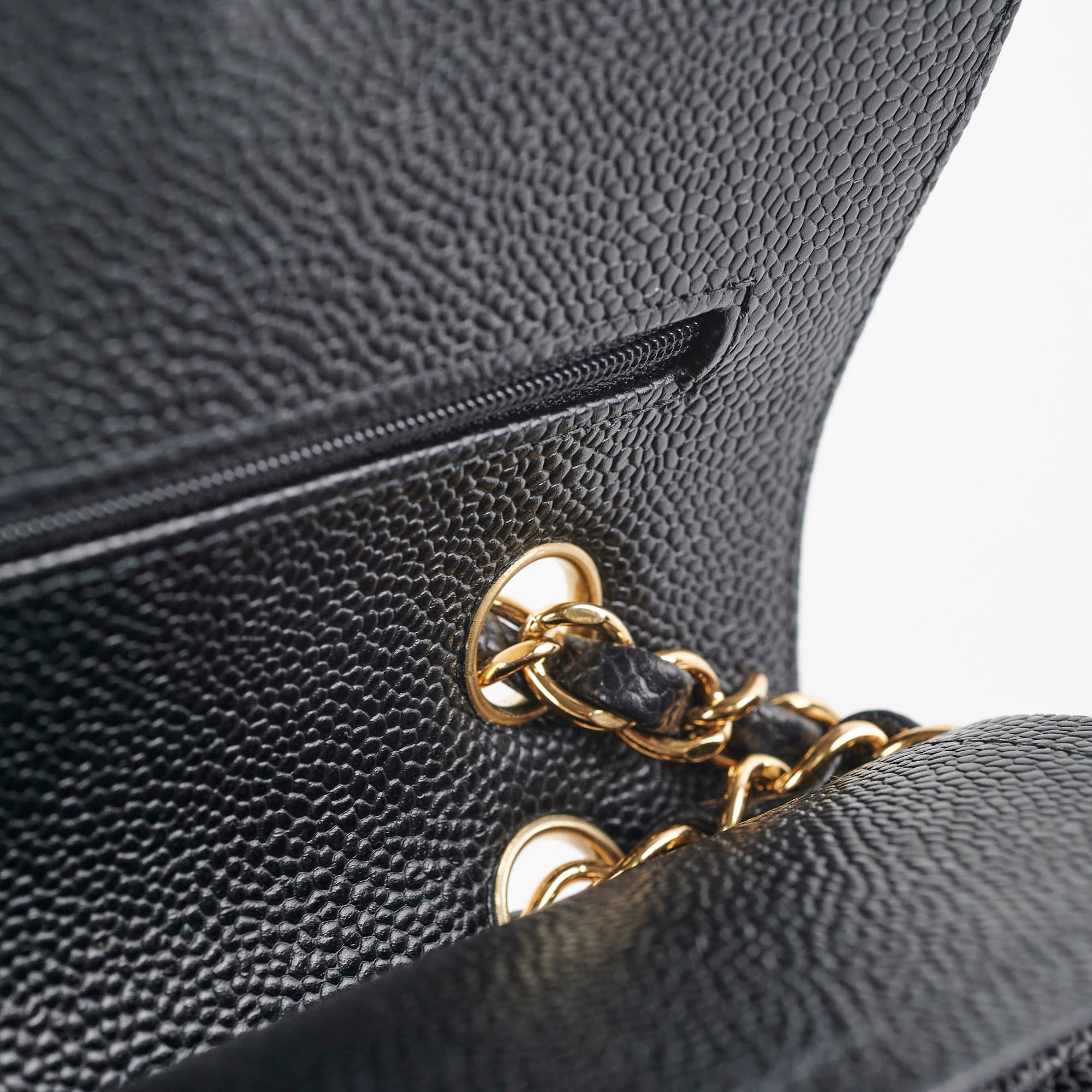 Chanel Small Classic Flap Bag in Black Caviar Leather with Microchip - Perfect for Everyday Luxury & Special Occasions