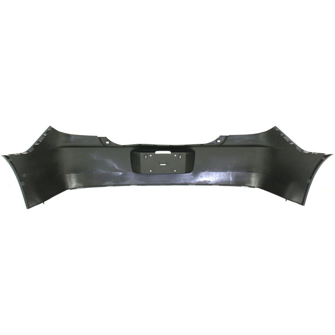 JJ 1pc Rear Primed Plastic Bumper Cover for GM Vehicles - No Tow Hook Hole & No Park Assist Sensor Cut-Out (Part #GM1100700) | Perfect for Car Body Repairs & Replacement