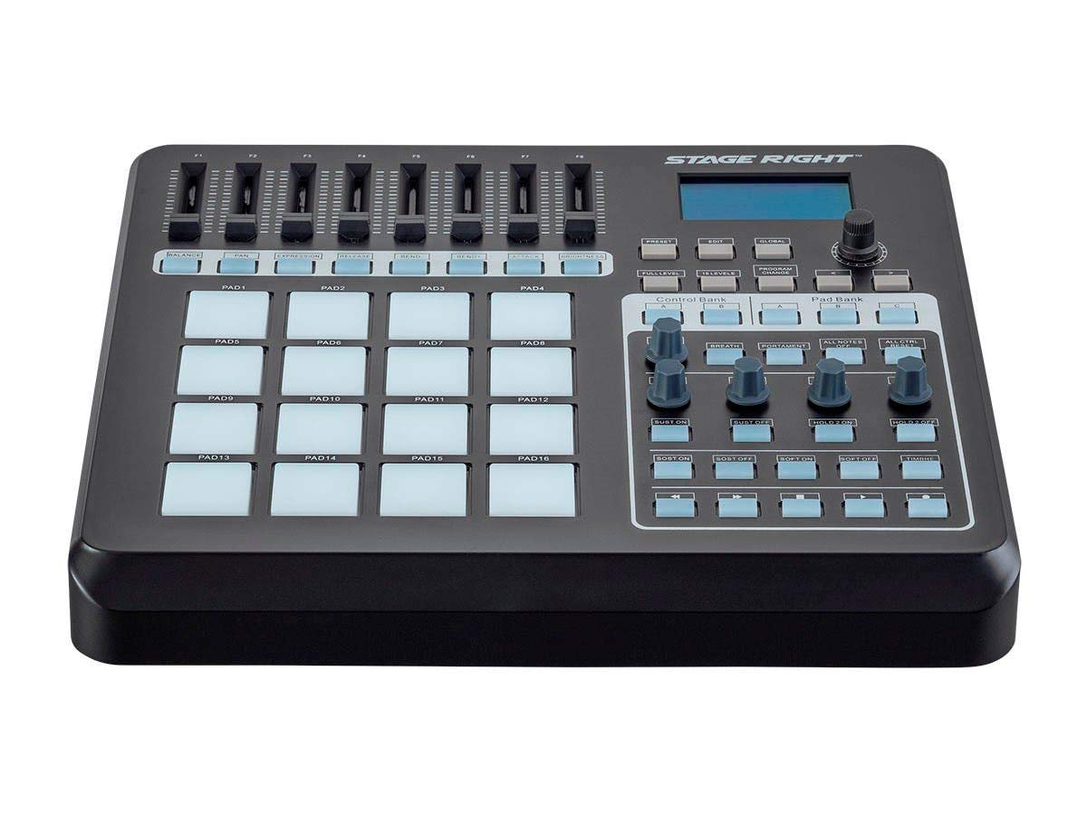 Monoprice 61-Key MIDI Controller Keyboard with USB & Sustain Pedal - Perfect for Music Production, Recording, and Live Performances (Model 625894)
