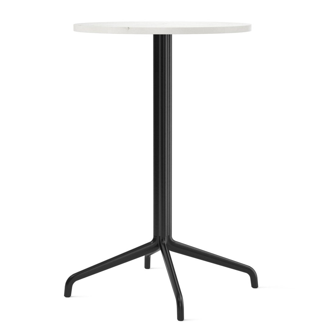 Modern Round Harbour Column Counter Table with Star Base - Perfect for Kitchen Islands, Bars & Dining Areas