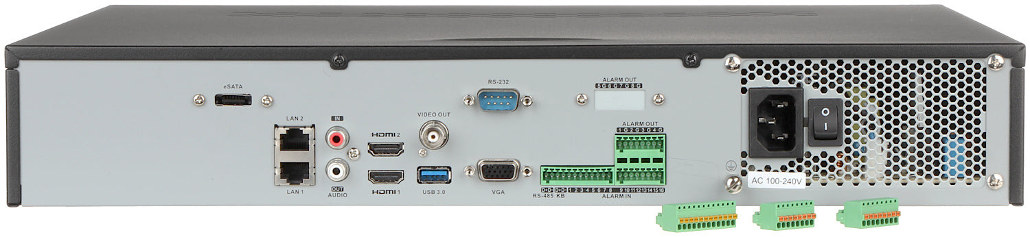 DS-7716NI-I4 16 Channel 4K NVR Security System with HDMI, 160Mbps Input & 256Mbps Output - Ideal for Home & Business Surveillance (Non-PoE)