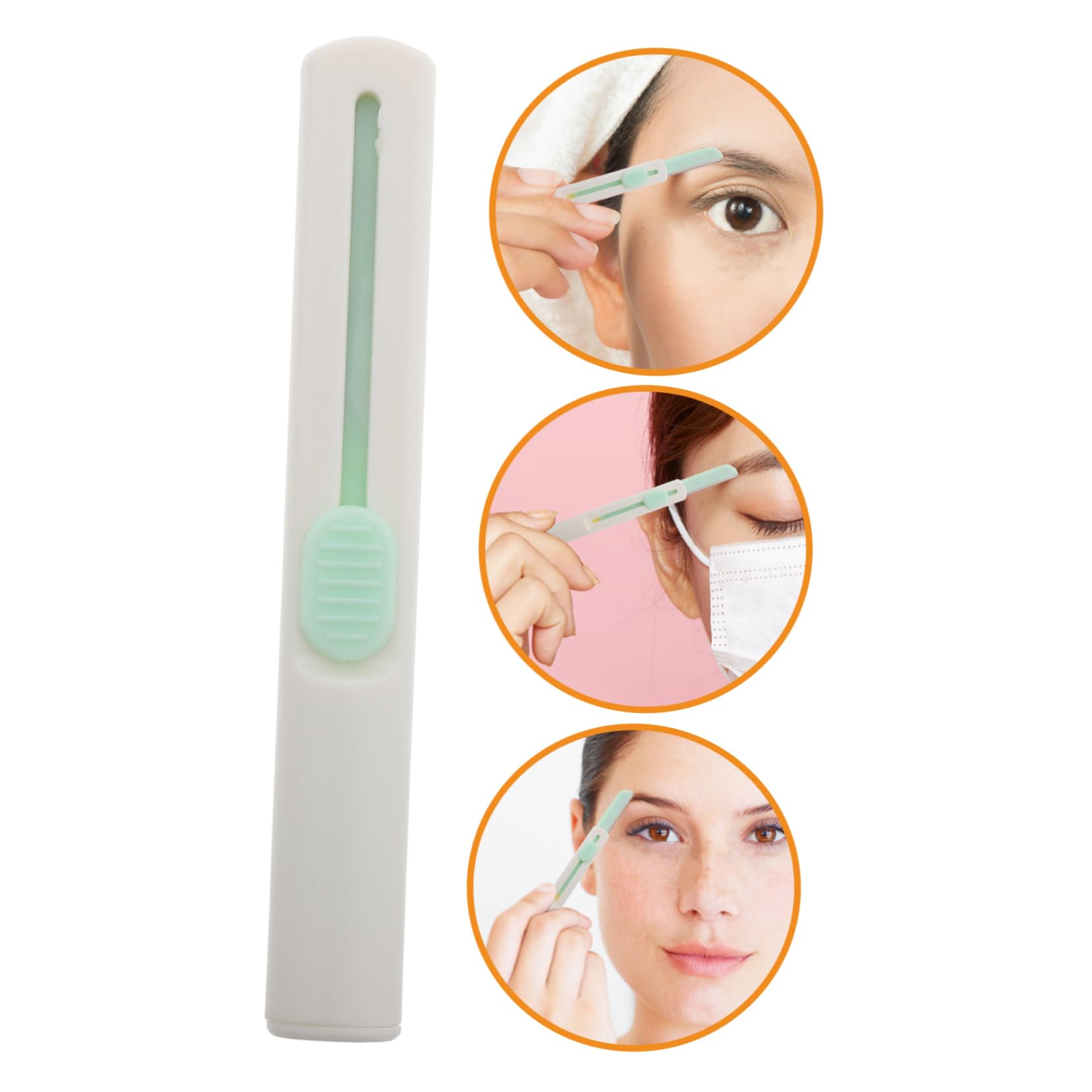 NOLITOY 3-Piece Eyebrow Trimmer Set - Stainless Steel Blades for Precise Shaping, Compact & Portable for Women & Men - Perfect for Daily Grooming, Travel, and On-the-Go Touch Ups