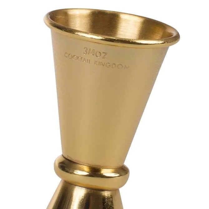 Premium Cocktail Jigger 1/2 oz & 3/4 oz Dual Measuring Cup - Professional Bar Tools for Mixing Cocktails, Bartending & Home Entertaining