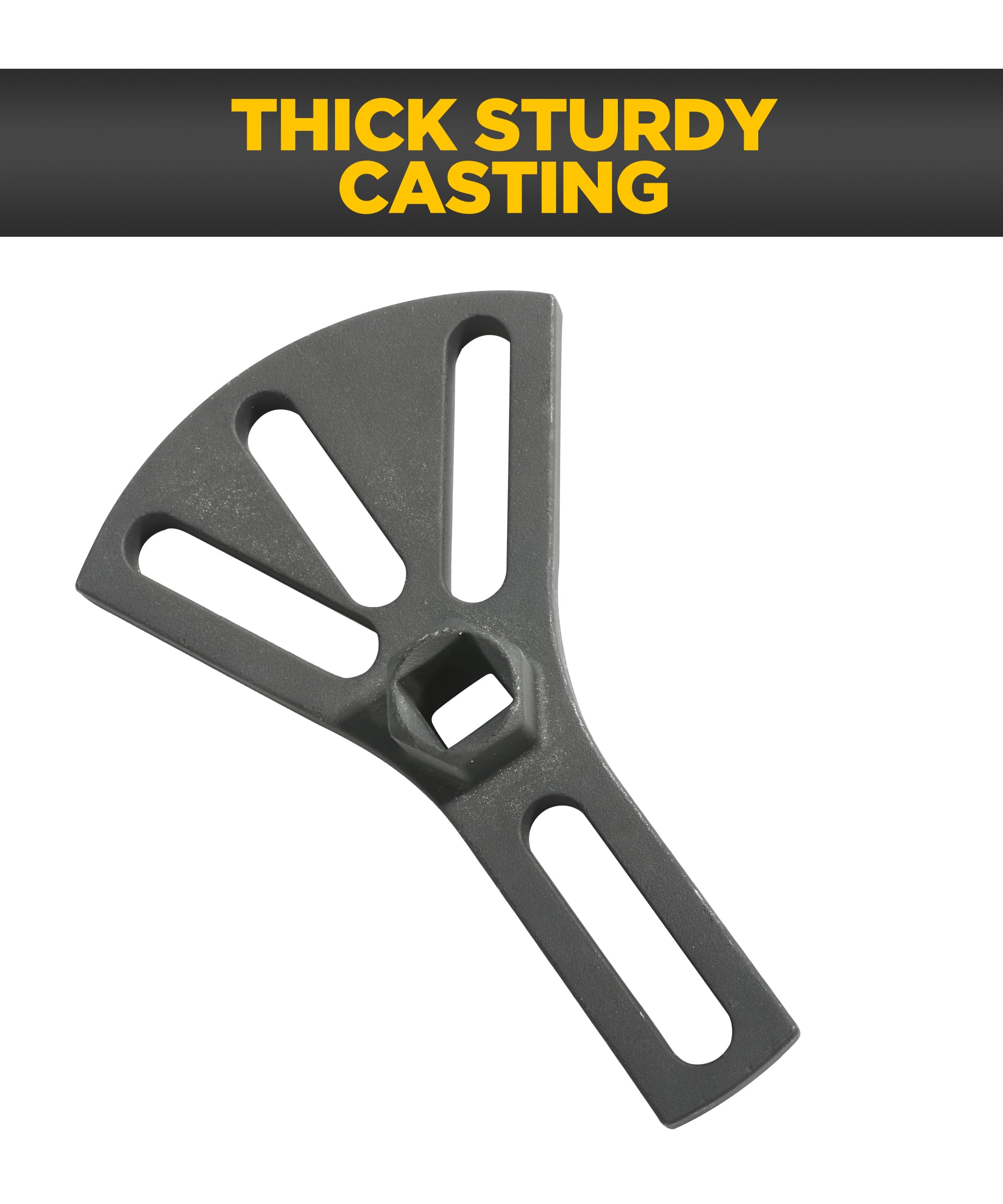 YAKEFLY Universal Fuel Pump Removal Tool - Adjustable Fuel Pump Lock Ring Spanner (5.31