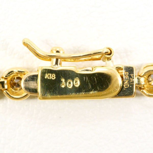 18K Yellow Gold Diamond Bracelet for Women - Elegant & Luxurious Tennis Bracelet - Perfect for Weddings, Anniversaries & Special Occasions