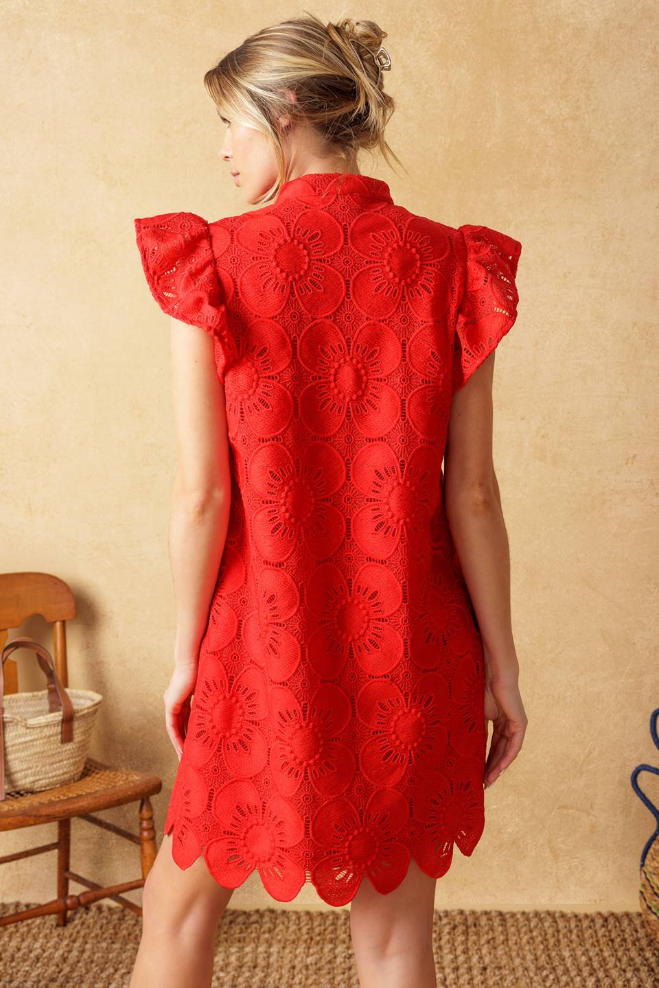 FLEETING WHISPERS Lace Mini Dress - Elegant Party & Evening Wear for Women | Perfect for Date Night, Cocktail Parties & Special Occasions